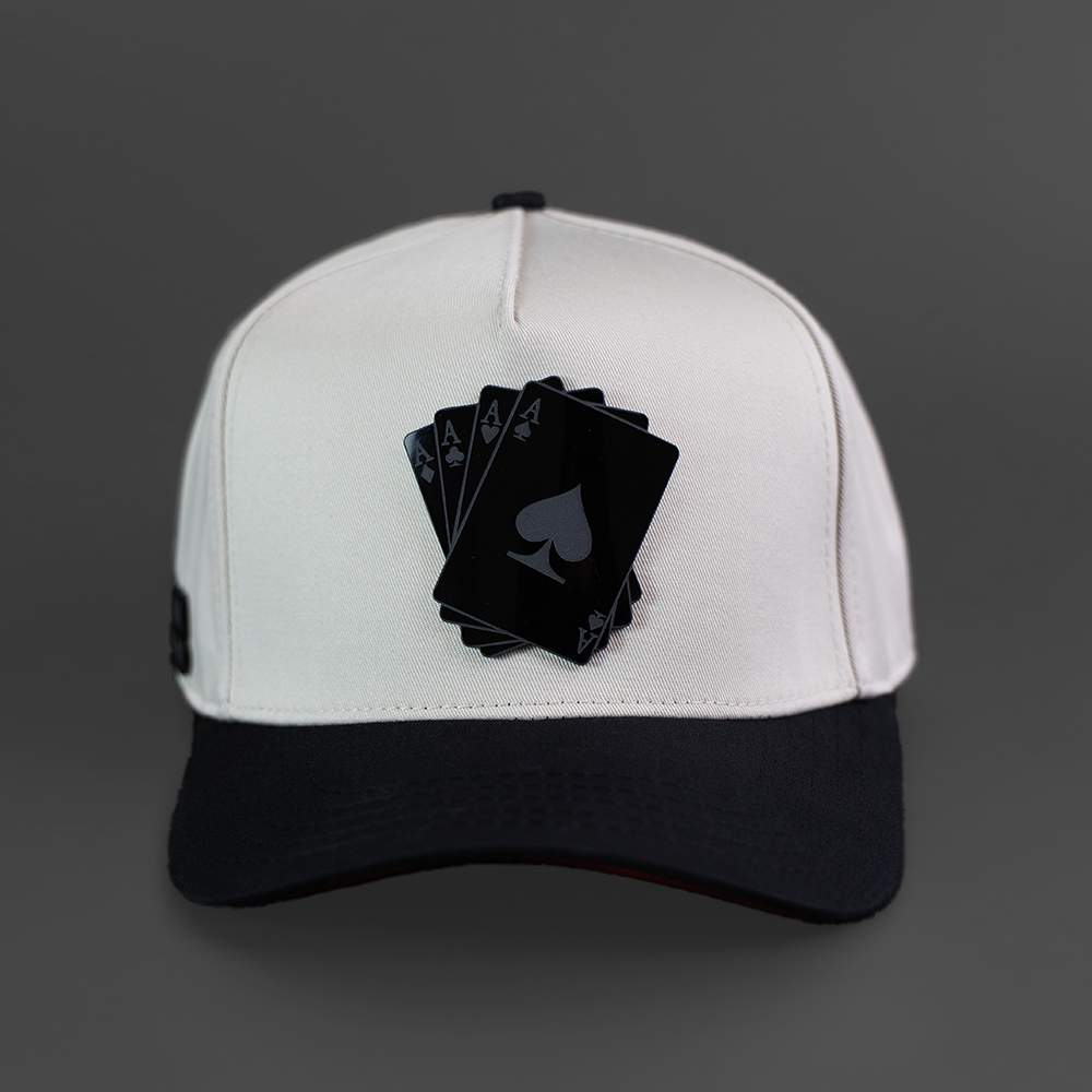 327 POKER WHITE HAT
